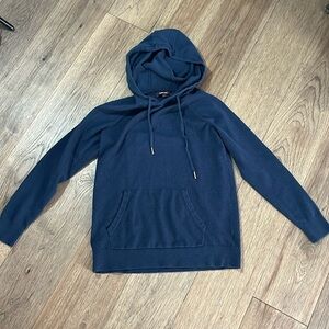 TOMMY JOHN | navy cotton/modal blend hoodie, size small